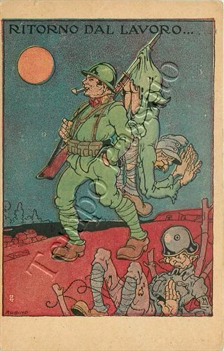 807 - Regno - Franchigia militare F 14H/14, 1917 / illustratore Rubino