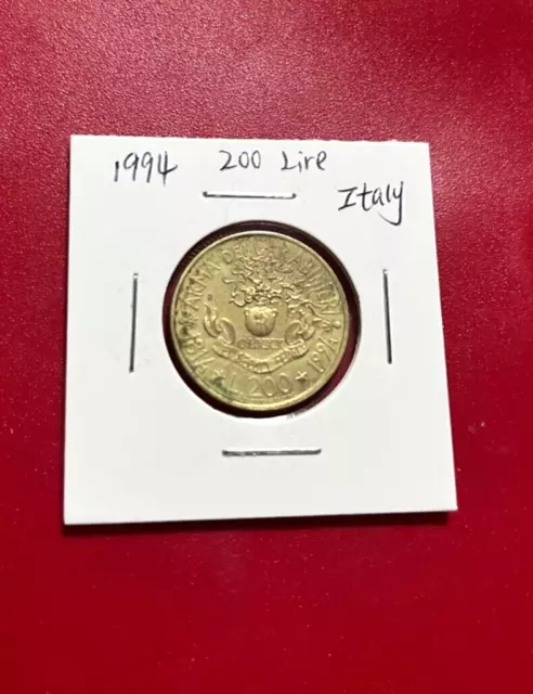 1994 200 Lire Italy Coin - Nice World Coin