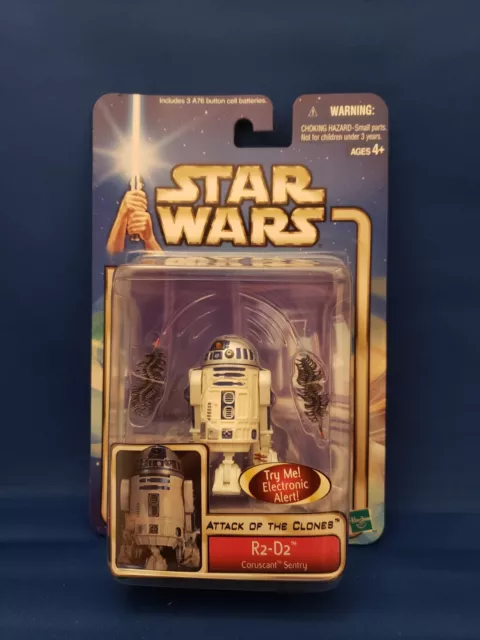 Star Wars Saga Episode II Attack of the Clones R2-D2 Action Figure MOC