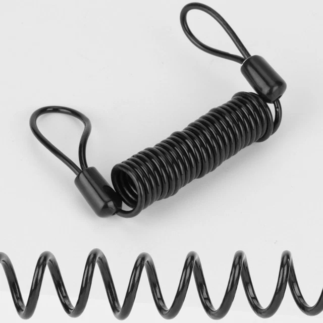 Accessoire essentiel câble enroulé rappel pour verrouillage de disque moto 120