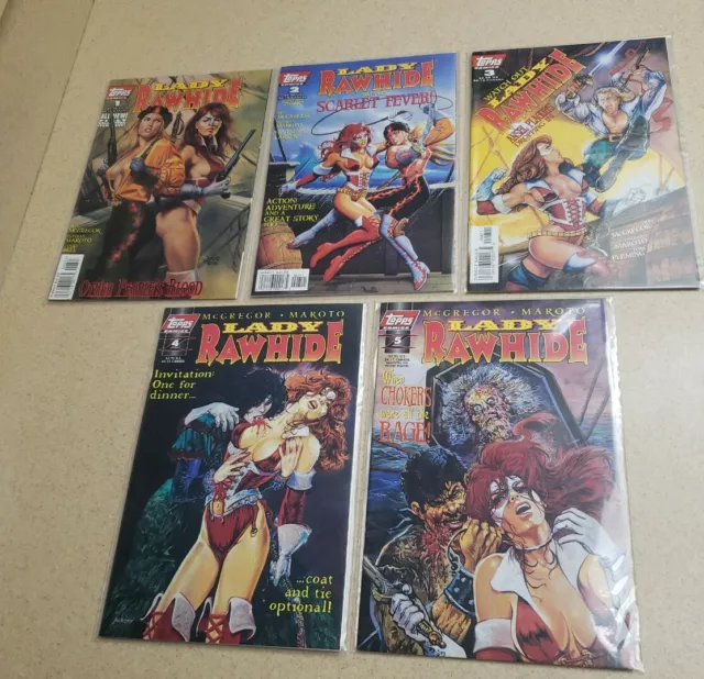 Lady Rawhide vol. 2 #1-5 VF/NM complete series - bad girl topps comics set lot