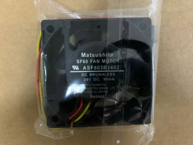 MATSUSHITA ASF603B2402 Inverter cooling fan 24VDC 90MA 60*60*25mm