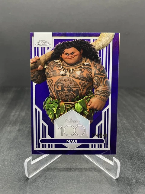 2023 TOPPS CHROME Disney100 Maui Purple Refractor 129/299 $1.41