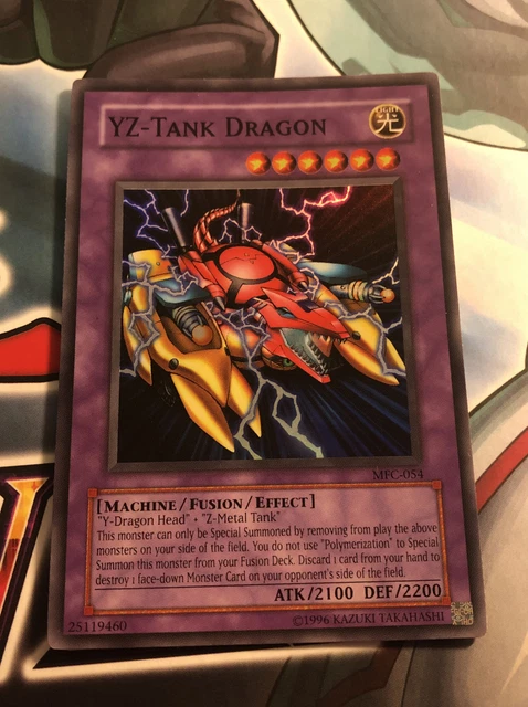 Yugioh YZ-Tank Dragon MFC-054 Super Rare Unlimited (EX)