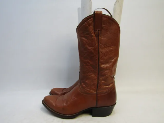 TONY LAMA Mens Size 9.5 D Brown Leather Cowboy Western Boots