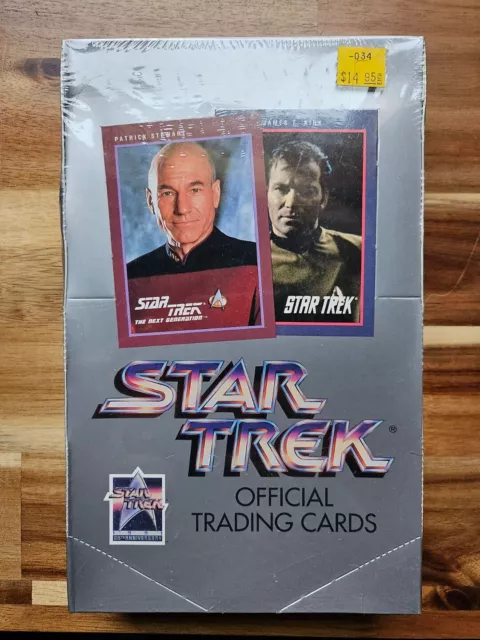 VINTAGE 1991 Impel Star Trek Trading Cards Factory Sealed Wax Box (36 Packs)