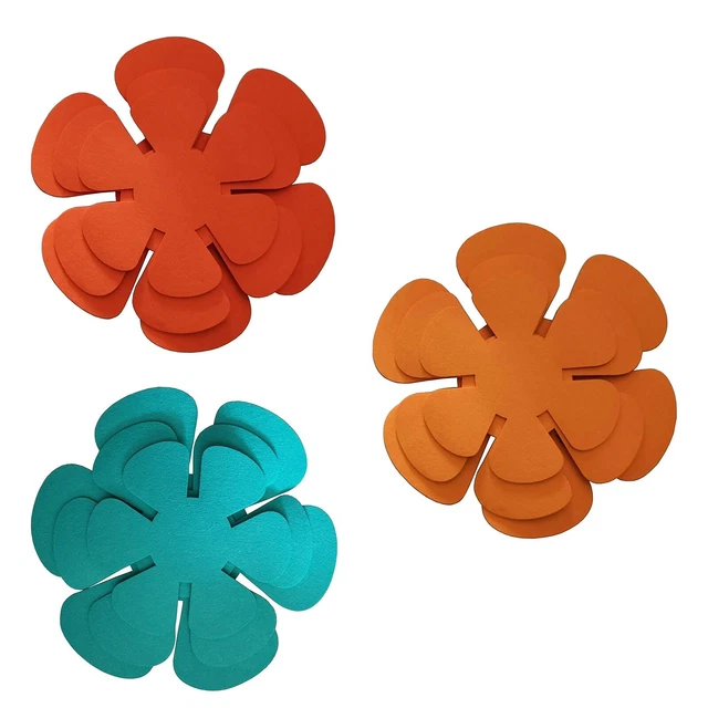 12pcs Feutre Patin Casserole Pot Protecteur Anti-rayures Anti-adhésif Ustensiles