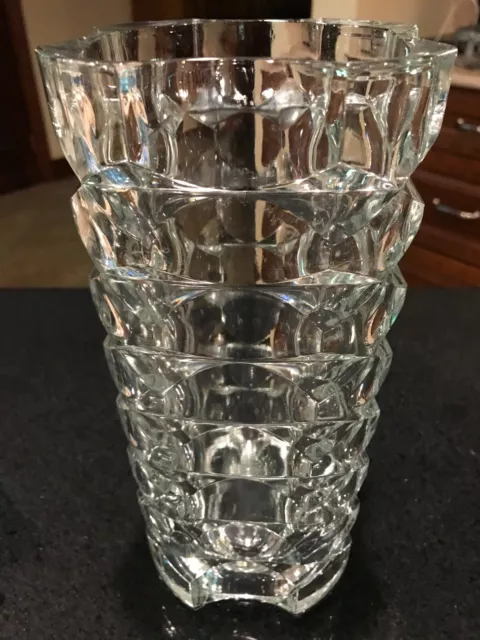 Durand (FRANCE) Luminarc Clear Heavy Crystal Vase France