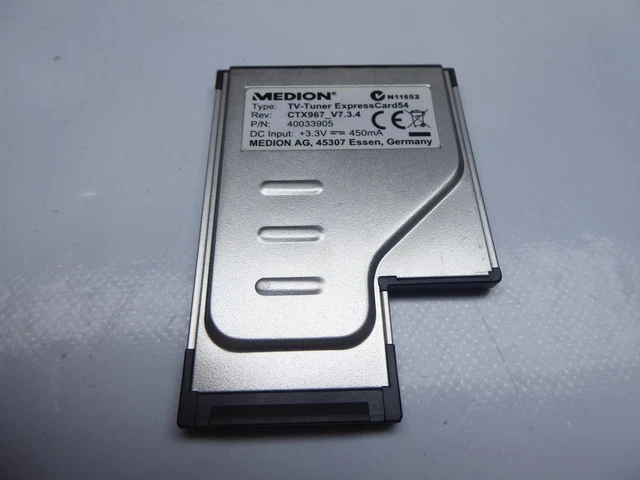 MEDION AKOYA P8614 TV Tuner Express Card 54 2585 EUR 15 08 PicClick FR