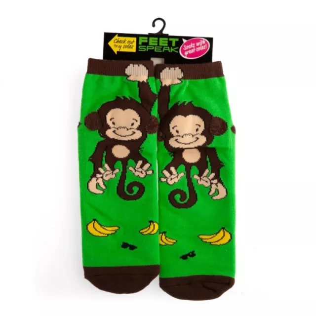 Monkey Feet Speak Socks