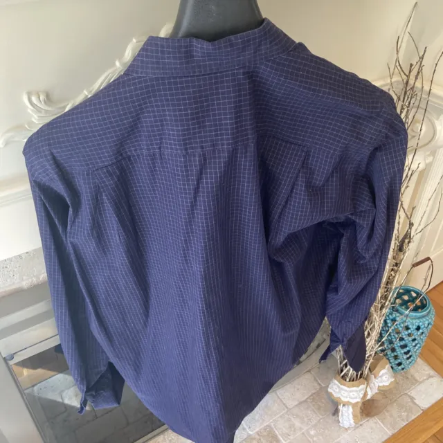 Giorgio Armani Le Collezioni 42 Dress Shirt Cotton Made In Italy French Cuff 2