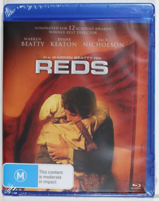 Reds - Jack Nicholson, Diane Keaton - Blu-ray  Region B New Sealed