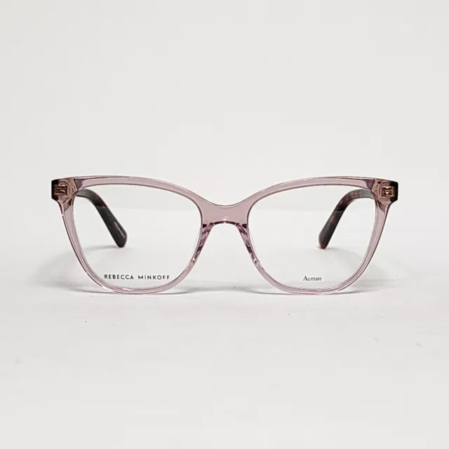 Rebecca Minkoff Imogen 4 Women's Oval Glasses in Pink Crystal | 51mm