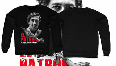 Felpa Pablo Escobar El Patron re della Coca-Cola cocaina don pablo DROGA, cocaina