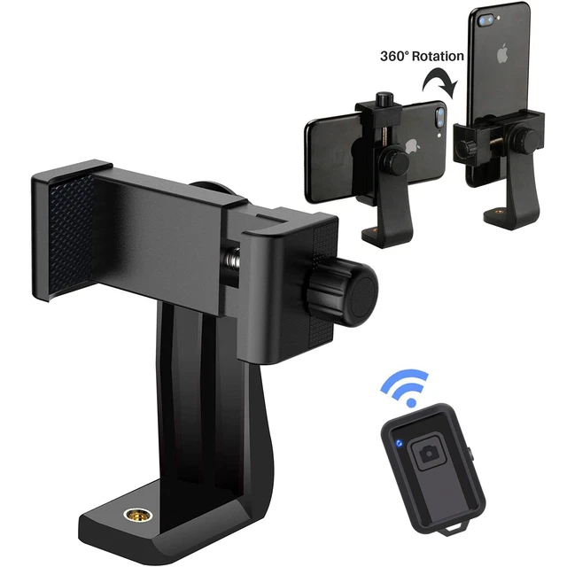 Cell Phone Tripod Adapter Holder Universal Smartphone Mount For iPhone Samsung