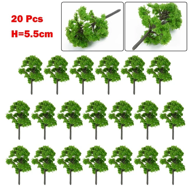 HIGH SCALE MODEL Tree Railroad Road Building Model Scale Tree Sand ...