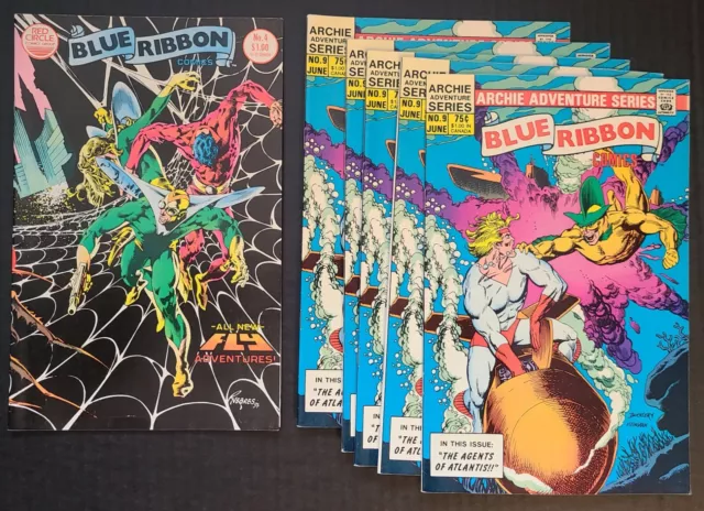 Blue Ribbon Comics -- Issues #4 and 9 (six copies total) -- Ready to ship!
