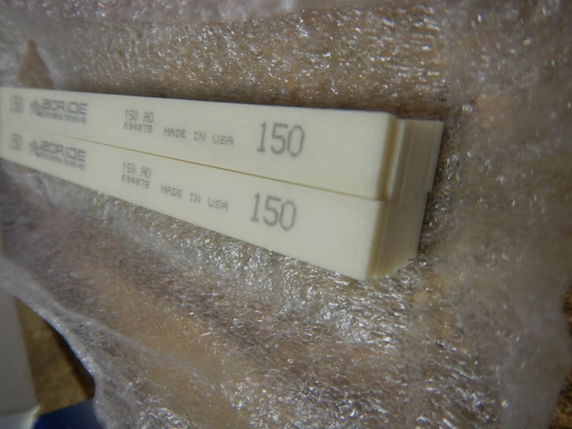 Lot A6 Boride 150Ao 1/8X1/2X6" Die Polishing Stones