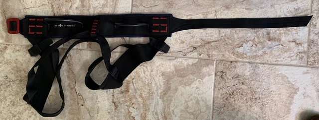 Black Diamond Women's Bod Sit Climbing Harness Size XS Vintage 1990's
