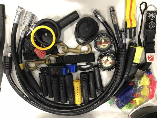 Scuba Box Lot Of Scuba Items - Used