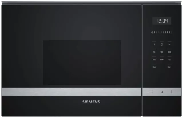 Siemens Einbau-Mikrowelle BF525LMS0 800W, 20l