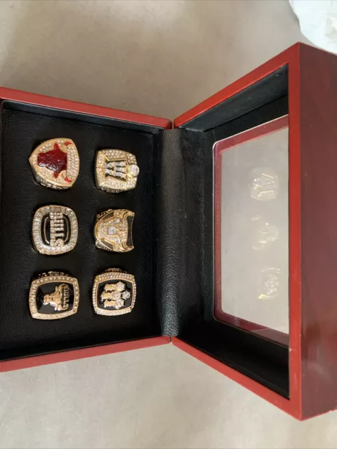 Michael Jordan Chicago Bulls 6 Championship Ring In Display Box