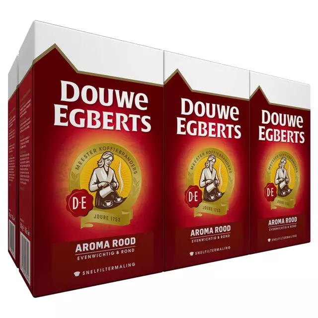 Douwe Egberts Aroma Rood Ground Coffee, 17.64 Ounce, Pack of 2