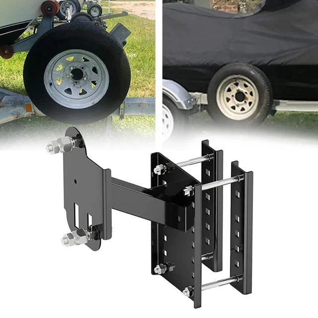 Heavy Duty Bolt On Spare Tire Carrier 4\" 4.75\" Type B