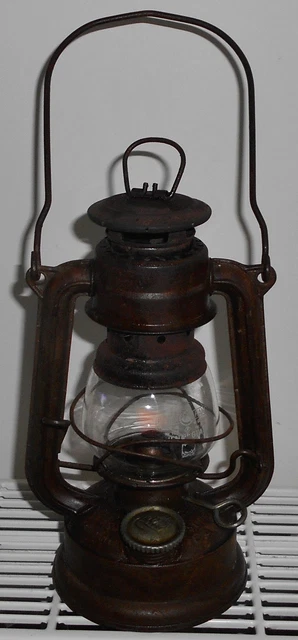Ancienne lampe à tempête allemande Feuerhand Nr.201, fabriquée de 1931