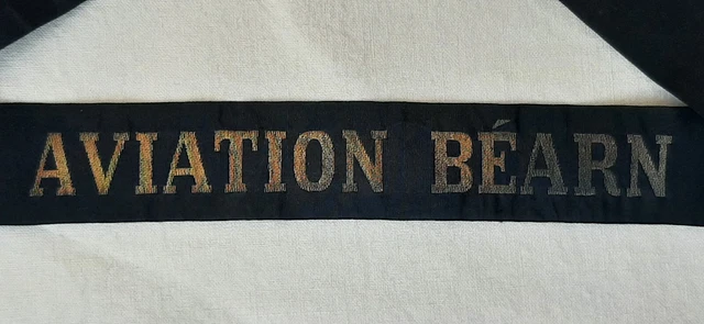 Ruban Aéronavale WW2 Hourtin Marine 1940 - Original Années 1930/1940 Occasion
