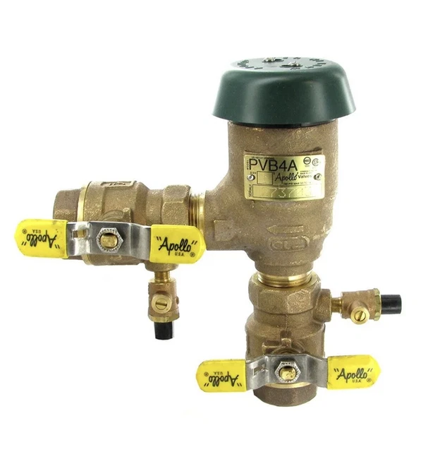 Apollo 1 in 4A505A2F PVB4A Backflow Preventer 1" Bronze, Pressure Vacuum Breaker