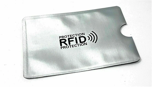 5 Pcs RFID Blocking Non Contact Debit Card Protective Sleeve Anti Theft Credit C - Foto 3