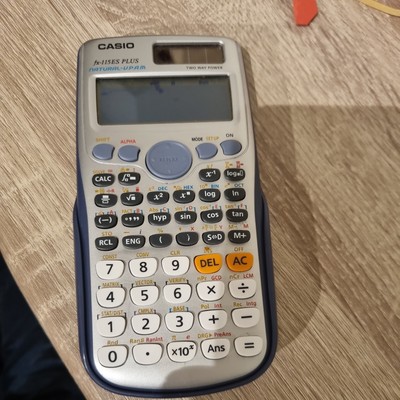 silver casio calculator