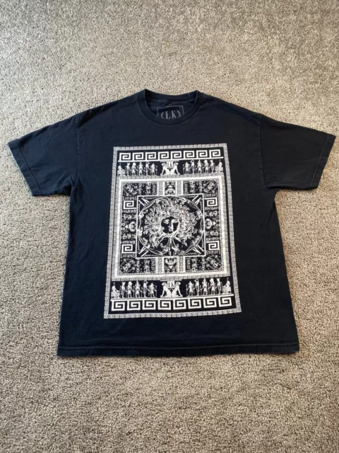 Last Kings Shirt Mens Extra Large Black Egyptian Hieroglyphics Tyga Hip Hop FLAW