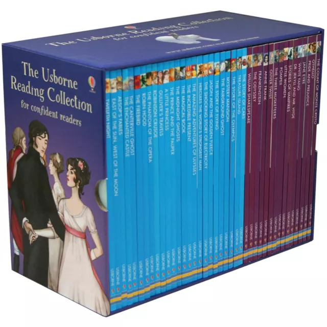 The Usborne Reading Collection for Confident Readers 40 Books Box Set