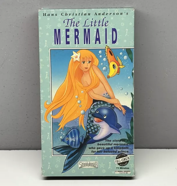 HANS CHRISTIAN ANDERSON'S The Little Mermaid VHS 1989 Video Tape VTG ...