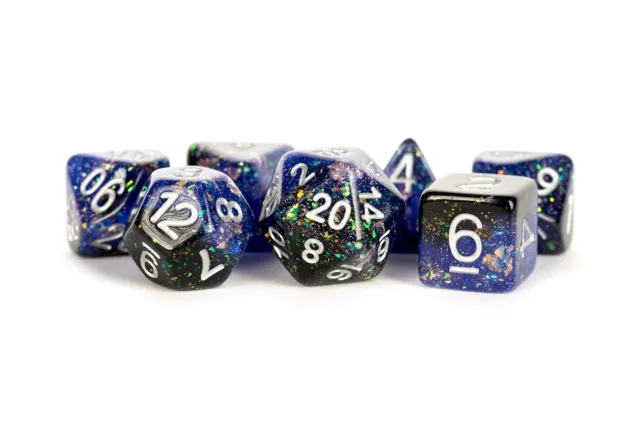FanRoll by Metallic Dice Games 16mm Resin Polyhedral Dice Set: Etern (US IMPORT)