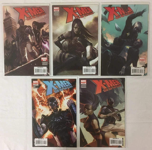 X-Men: Die By The Sword #1-5 (2007) Marvel Complete Comic Set VF- to VF+