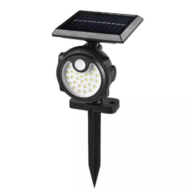 26LEDs Solar Powered Wall  with Ground Stake Human Induction & N1B9