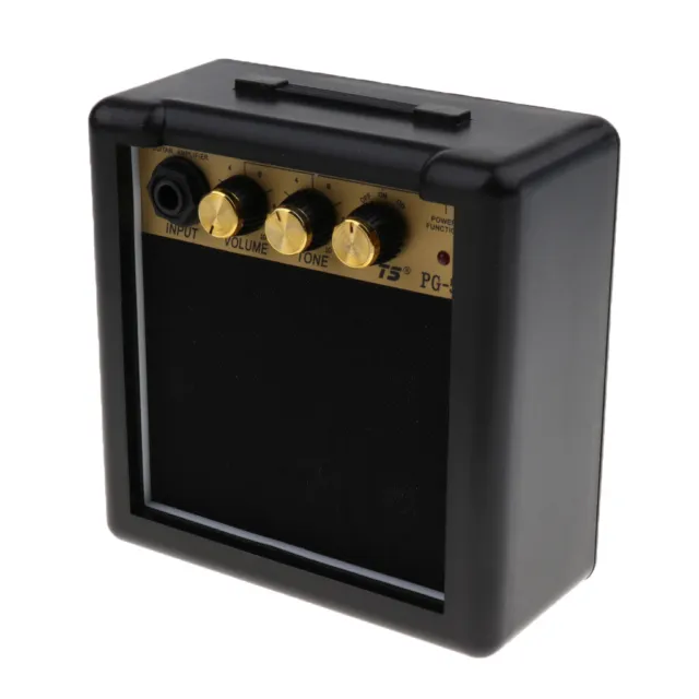Poratble 5 Watt 9V Guitar Bass Practice Amp Amplifier Speaker for Travel