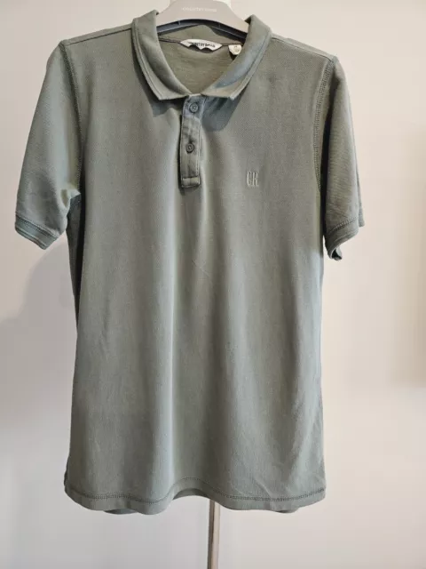 Teen Boys Size 14 Country Road Sage Green Polo Top T Shirt