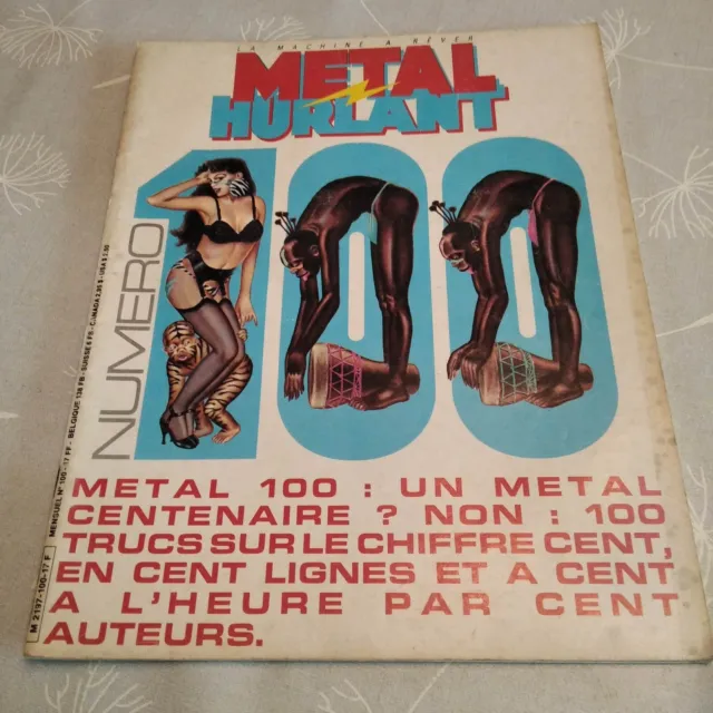 magazine BD METAL HURLANT # 100 - EO 1984 BE : special numéro 100