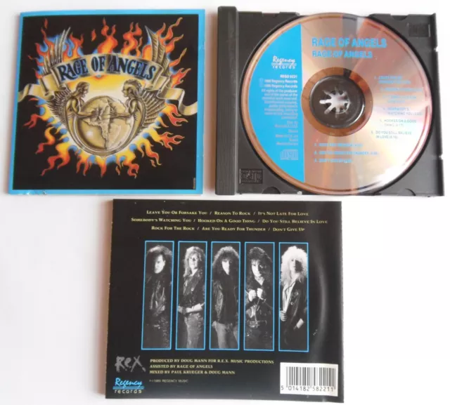 Rage Of Angels Xian Metal Regency Records 1989 Stryper,Messiah Prophet,Bloodgood