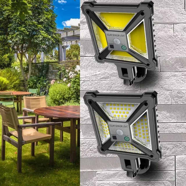 IP65 Waterproof Solar Powered Light Motion Sensor Lamp  Garden