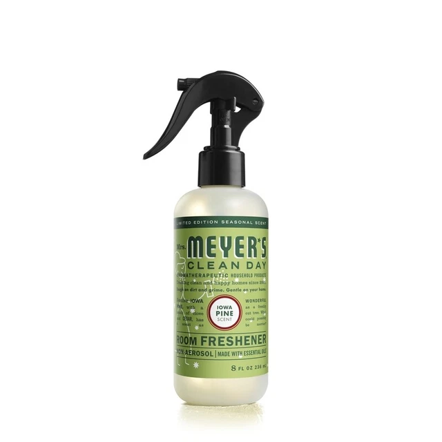 Mrs. Meyer's Clean Day Iowa Pine Scent Air Freshener 8 oz Liquid (Pack of 6)