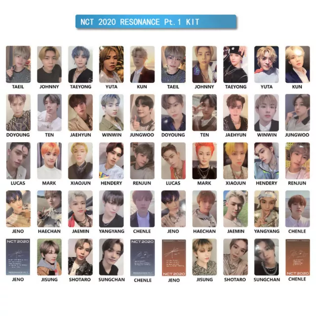 Kpop NCT 2020 RESONANCE Pt.1 Kihno Version Photo Card Album Autograph Photocard