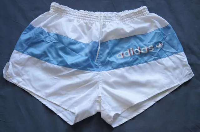 Adidas Shorts Glanz Sprinter Nylon Shiny Silky D7 Retro Vintage Sporthose Gay 80