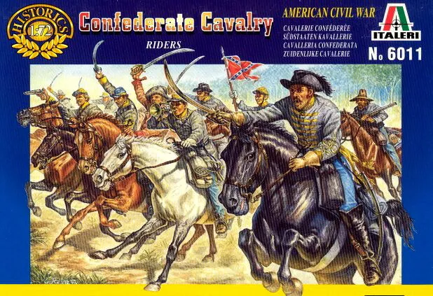 Italeri 1/72 6011 Confederate Cavalry Riders (American Civil War)