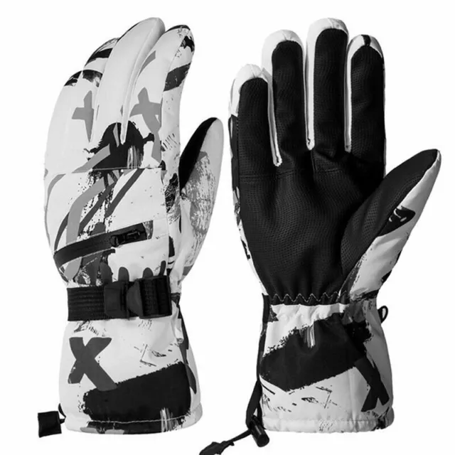 Thermal Ski Gloves Men Women Winter Fleece Waterproof Warm Snowboard Snow Glove
