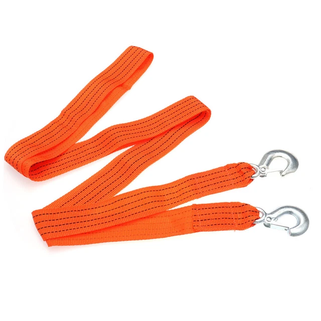 Corda Di Traino Per Auto - 2 Tonnellate, Poliestere, 26 Cm X 206 Mm, Rosso E Altri Colori - Foto 5